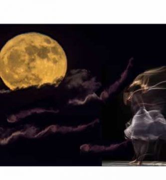 Una mujer que danza con la luna